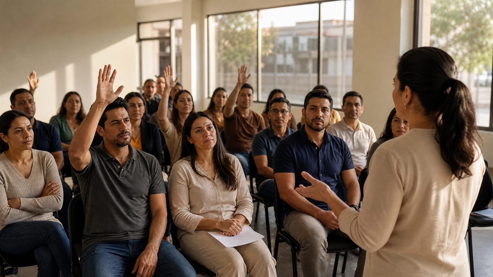 Assembleia de adquirentes reunida para deliberar e afastar a construtora inadimplente
