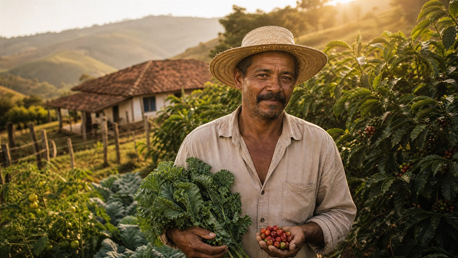 Produtor rural mineiro com a colheita à frente da propriedade produtiva, na usucapião especial rural (pro labore)